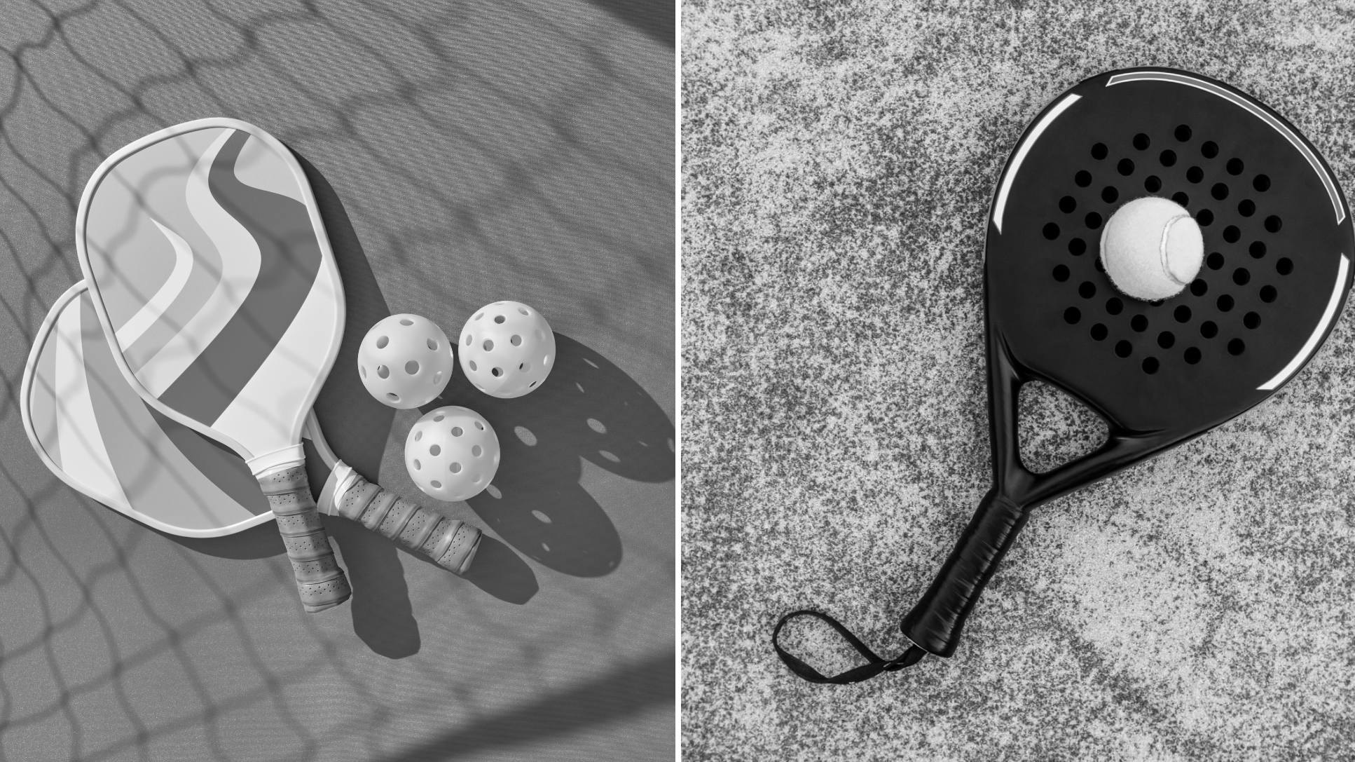 Las diferencias entre Pádel y Pickleball cara a cara.