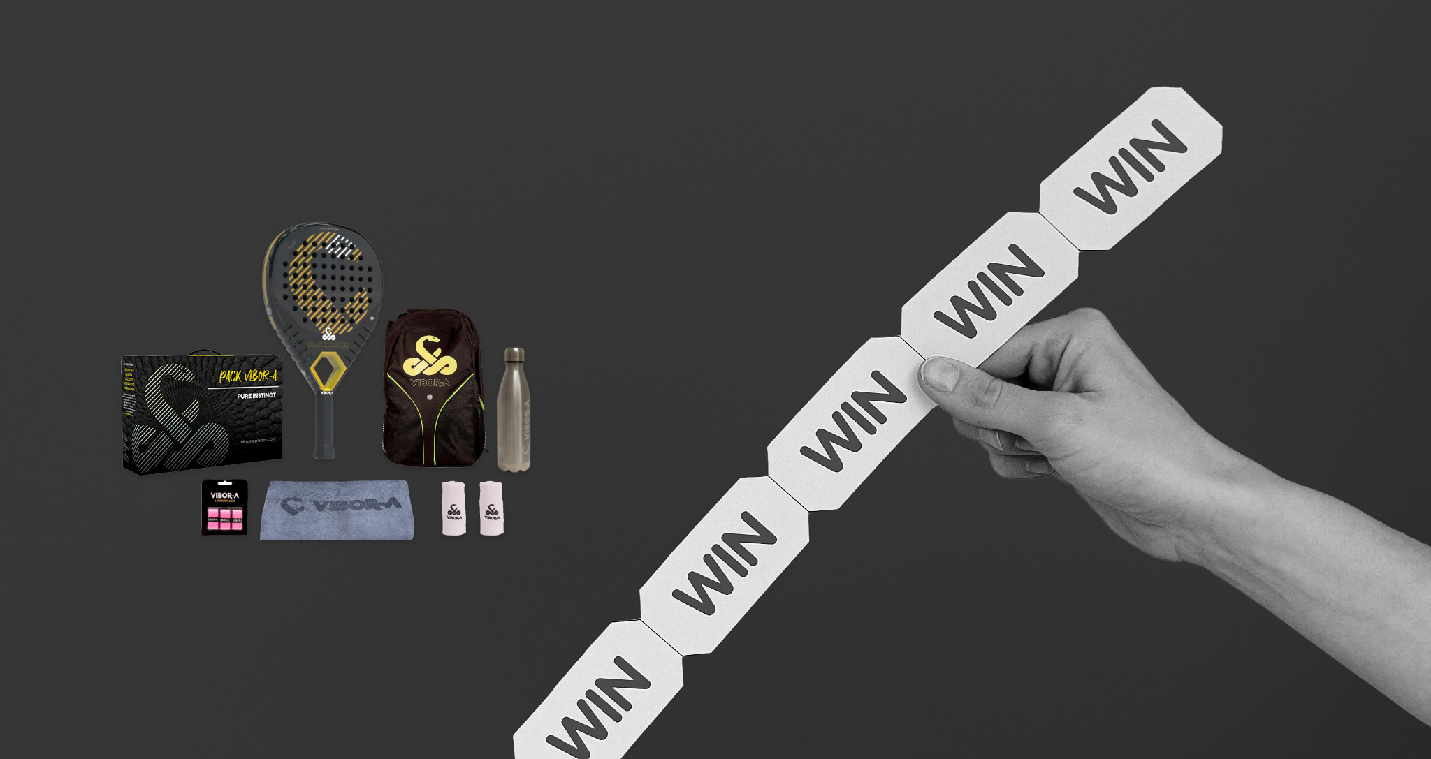 GANADOR DEL SORTEO DE PACK DE PRODUCTOS DE PÁDEL