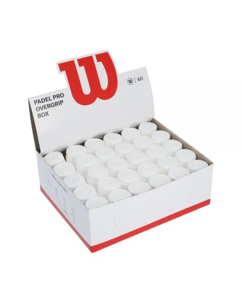 Box of 60 Wilson Padel White Pro Overgrips