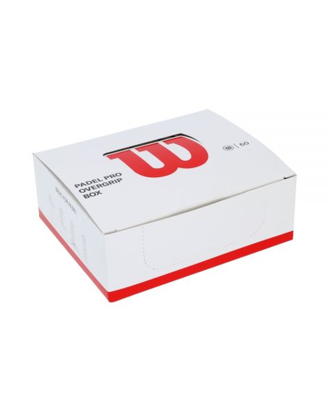 Box of 60 Wilson Padel White Pro Overgrips – Runpadel