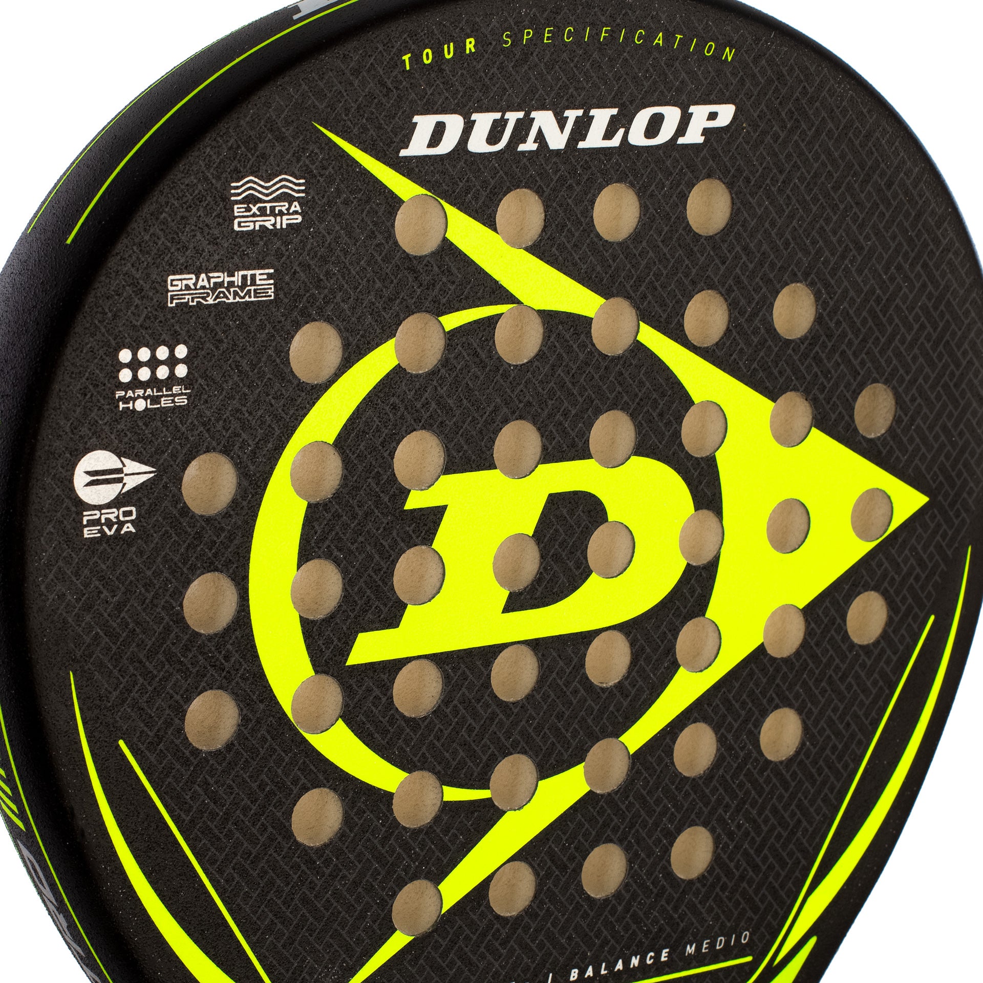 Pala Padel Dunlop Nitro Yellow Nh 7